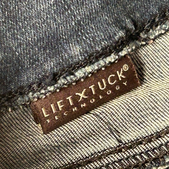 NYDJ‎ Pull-On Jeans Stretch Lift Tuck Ankle Skinny Blue Denim Pants / Jean Sz 6 - Picture 14 of 16